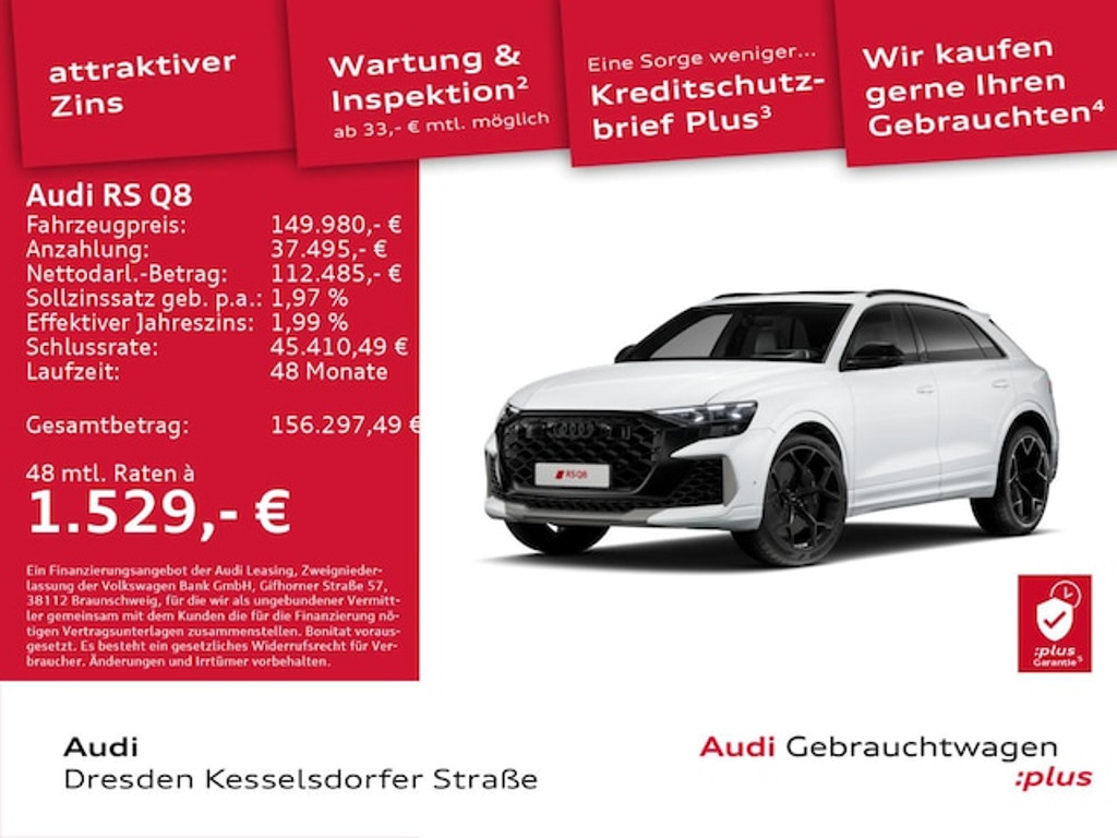 Audi RS Q8 Quattro Performance