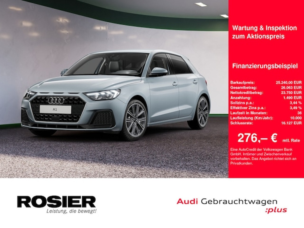 Audi A1 Sportback S-Tronic 25 TFSI