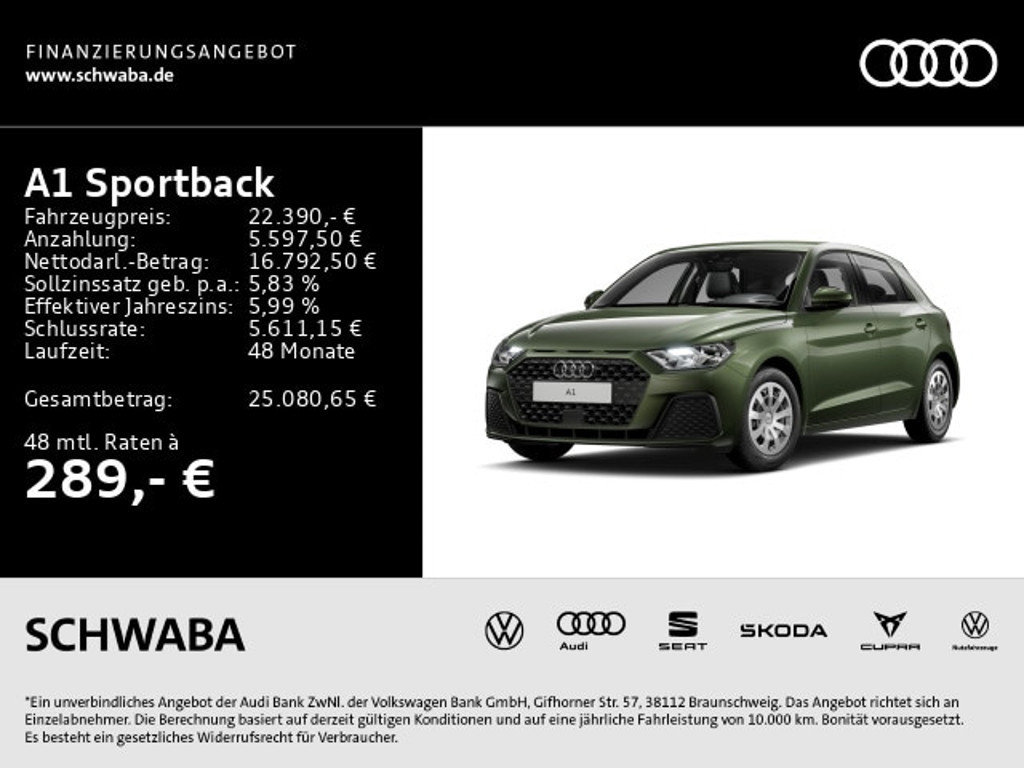 Audi A1 Sportback 30 TFSI