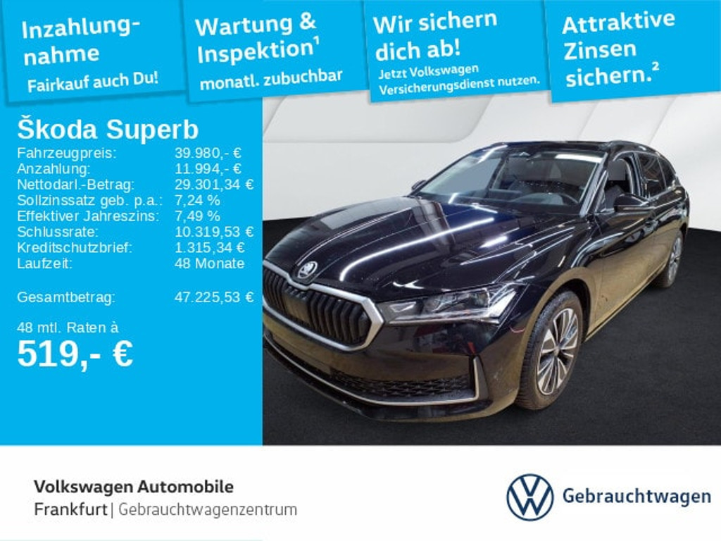 Skoda Superb Combi 4x4 2.0 TSI Selection