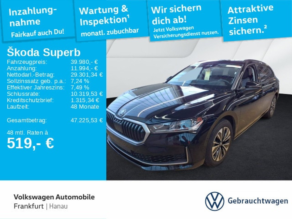 Skoda Superb Combi 4x4 2.0 TSI Selection