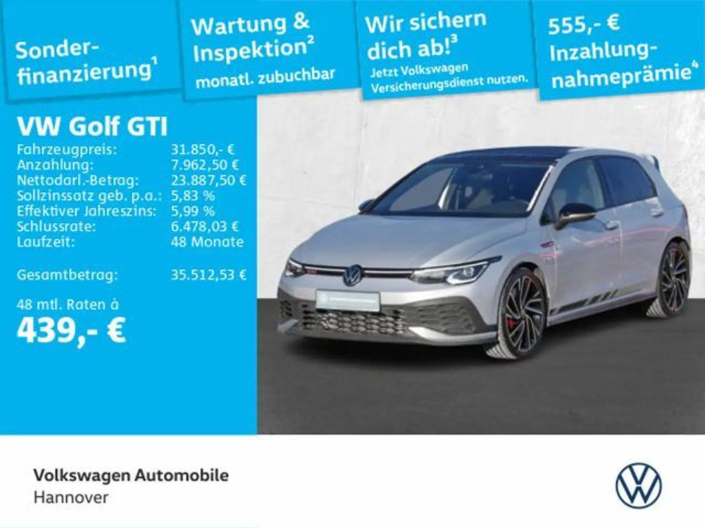 Volkswagen Golf DSG GTI Golf VIII 2.0 TSI