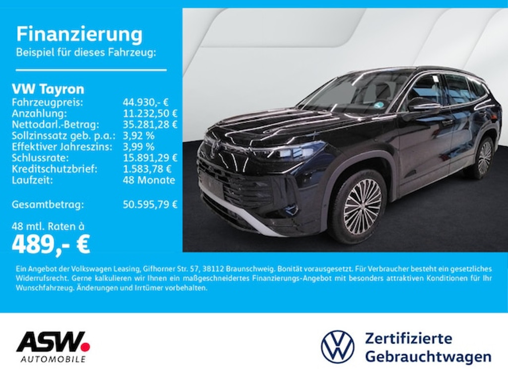 Volkswagen Tayron DSG Life 2.0 TDI