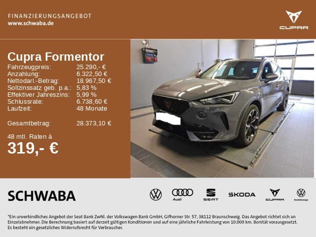 Cupra Formentor 1.4 DSG e-Hybrid