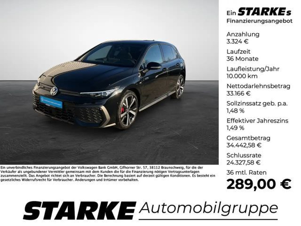 Volkswagen Golf DSG GTE eHybrid 1.5 TSI
