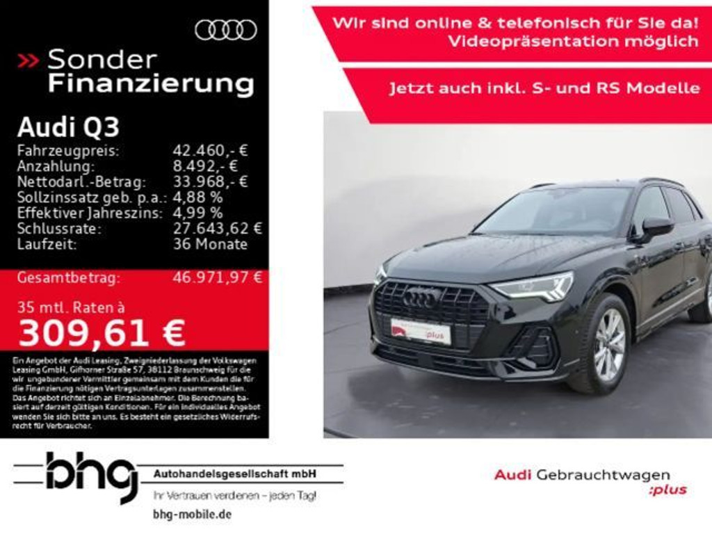 Audi Q3 S-Line S-Tronic 35 TDI