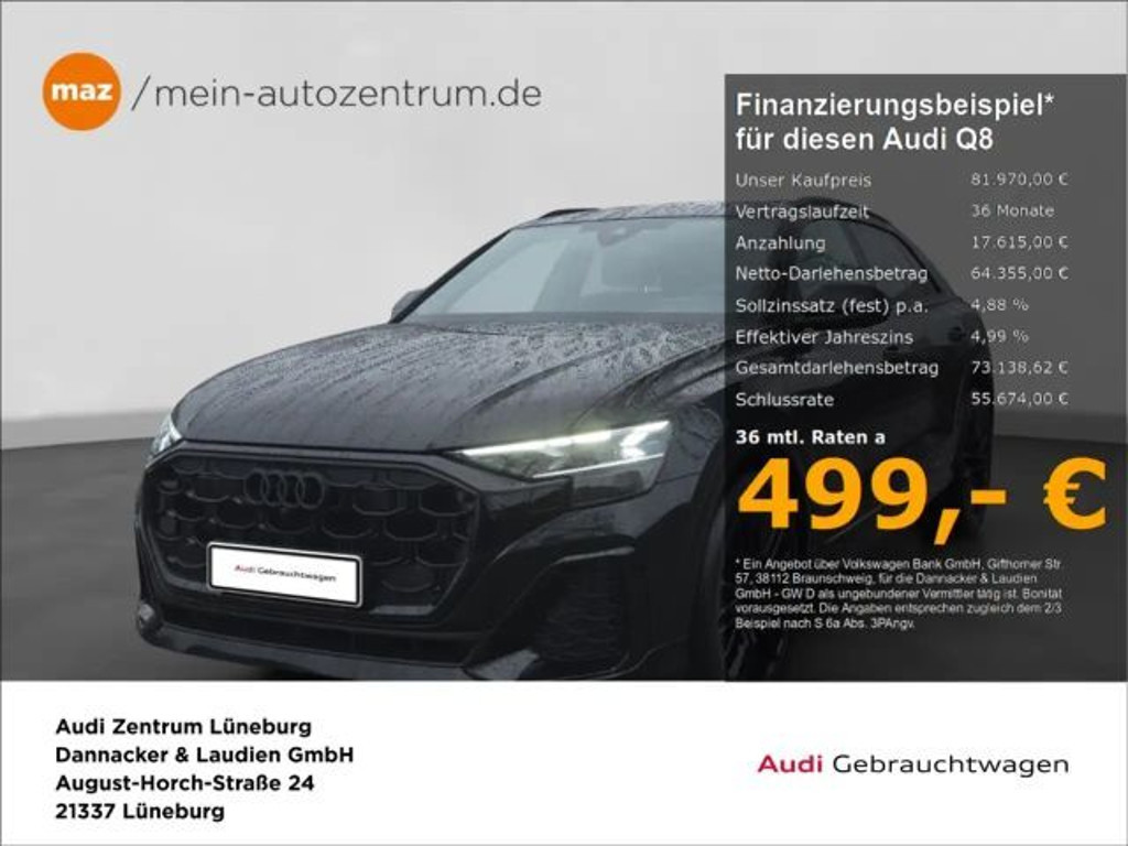 Audi Q8 Quattro S-Line 3.0 TDI