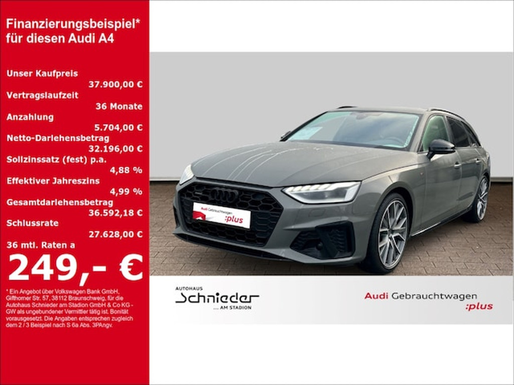 Audi A4 Avant Quattro S-Line S-Tronic 40 TDI