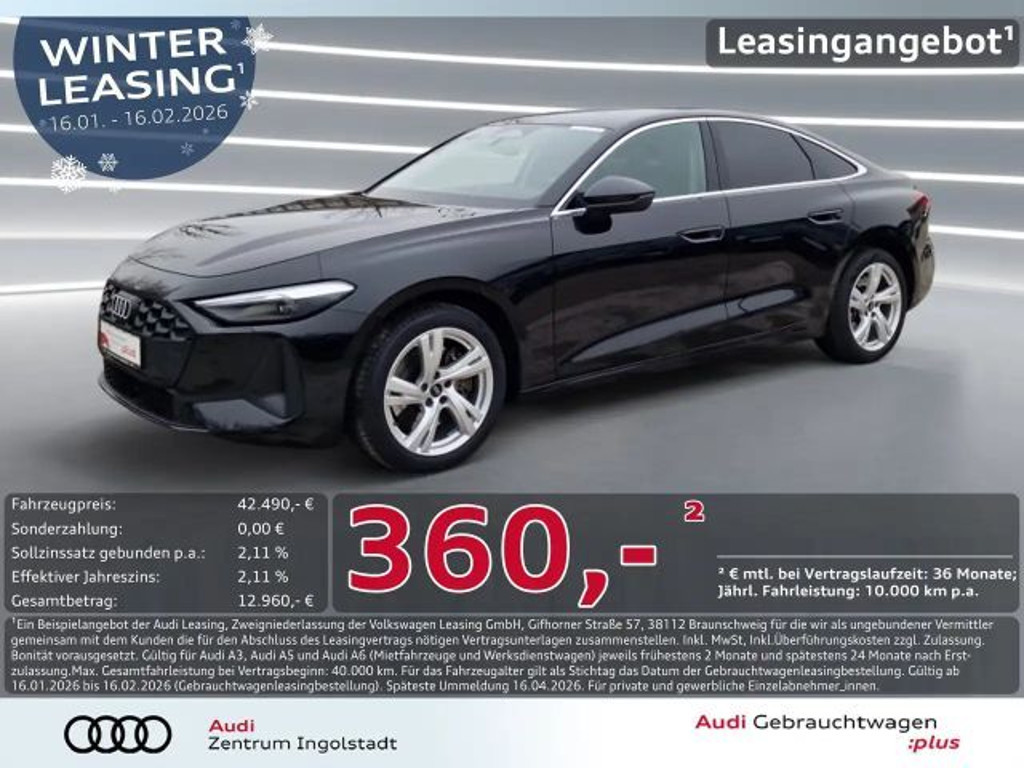 Audi A5 Limousine TDI LED NAVI ACC Kamera Leder 18"