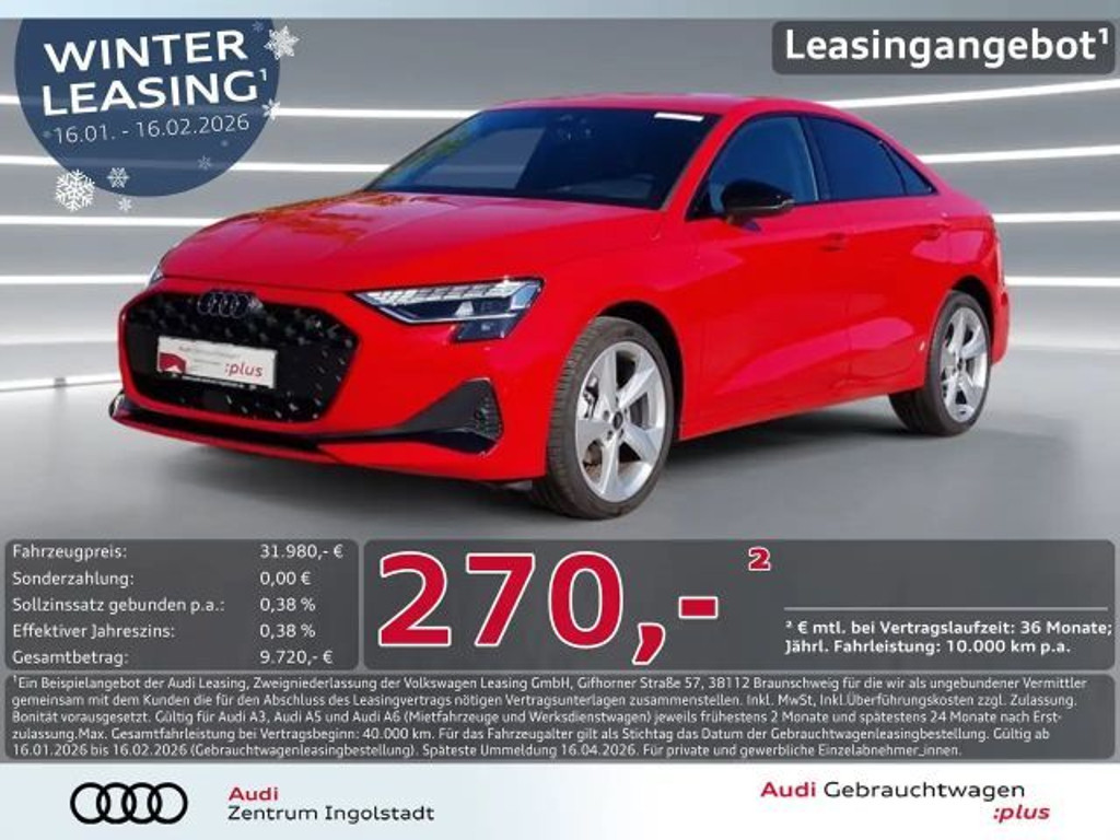 Audi A3 Sedan S-Line 30 TFSI
