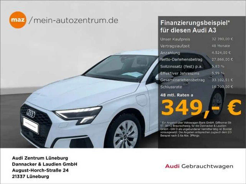 Audi A3 Sportback Sedan Hybride 1.4 TFSI
