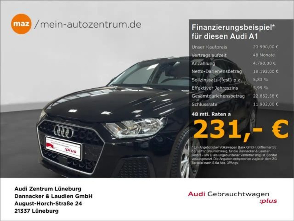 Audi A1 Sportback 1.0 TFSI