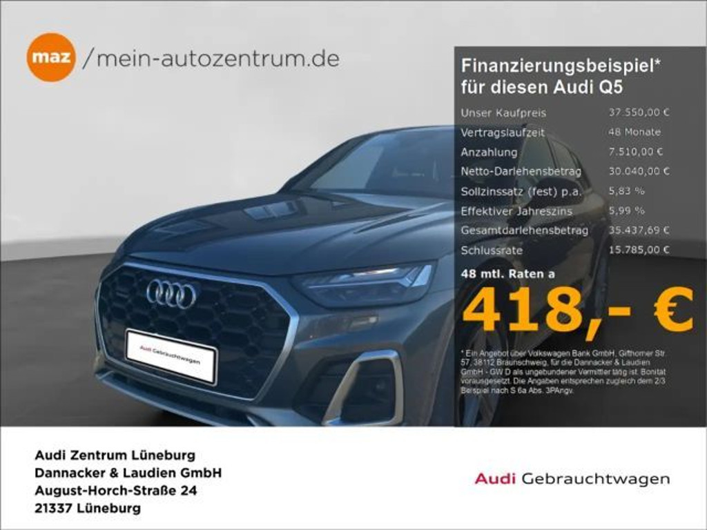 Audi Q5 Quattro S-Line Hybride 2.0 TFSI