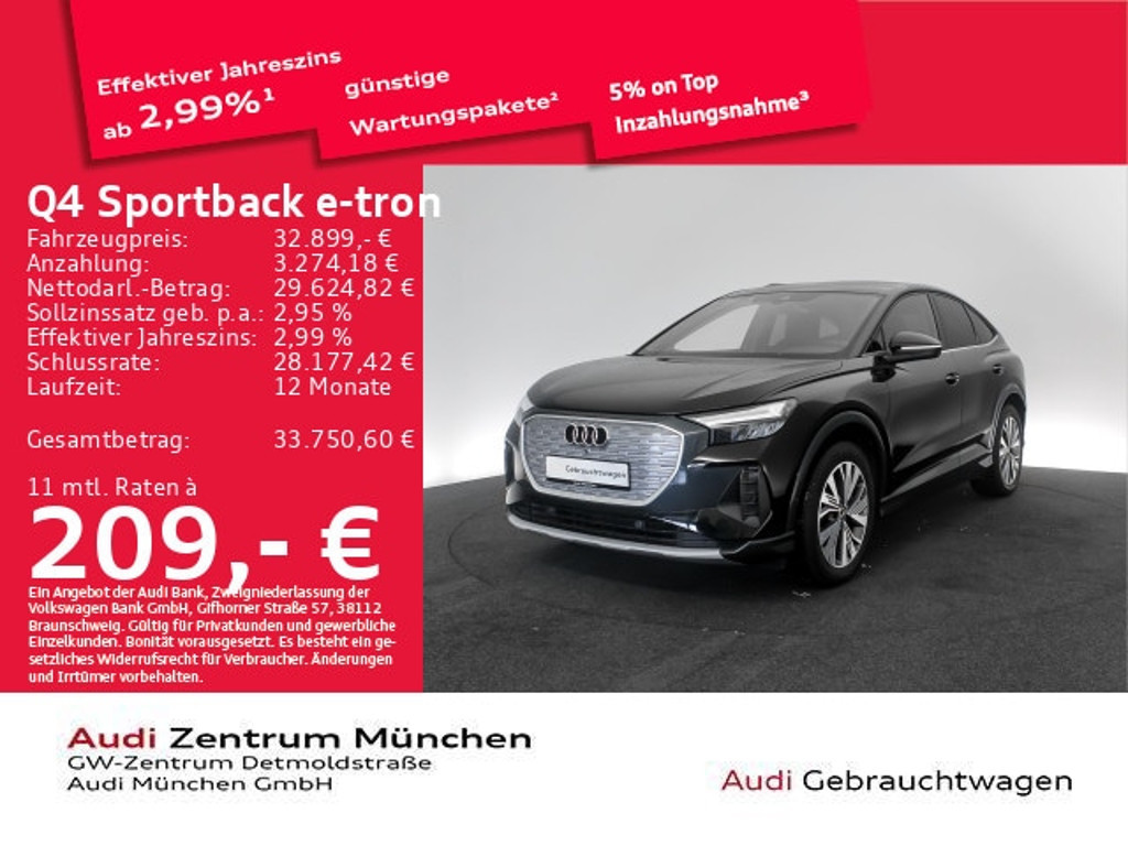 Audi Q4 e-tron Sportback 40
