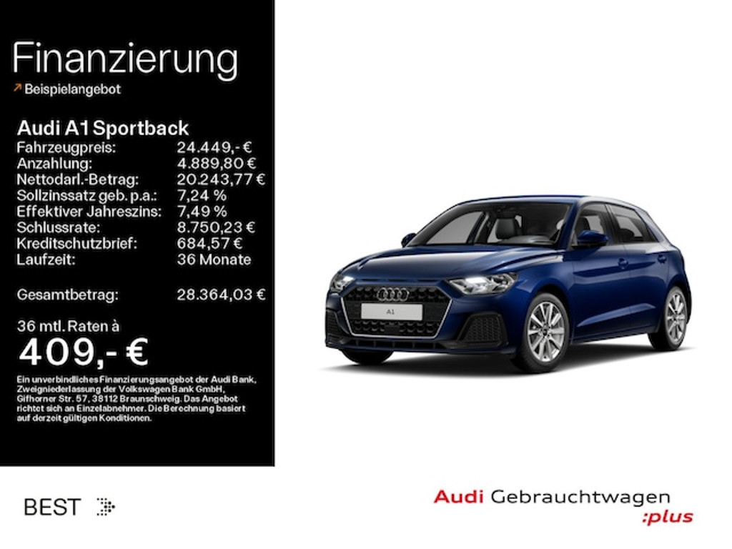 Audi A1 Sportback 25 TFSI