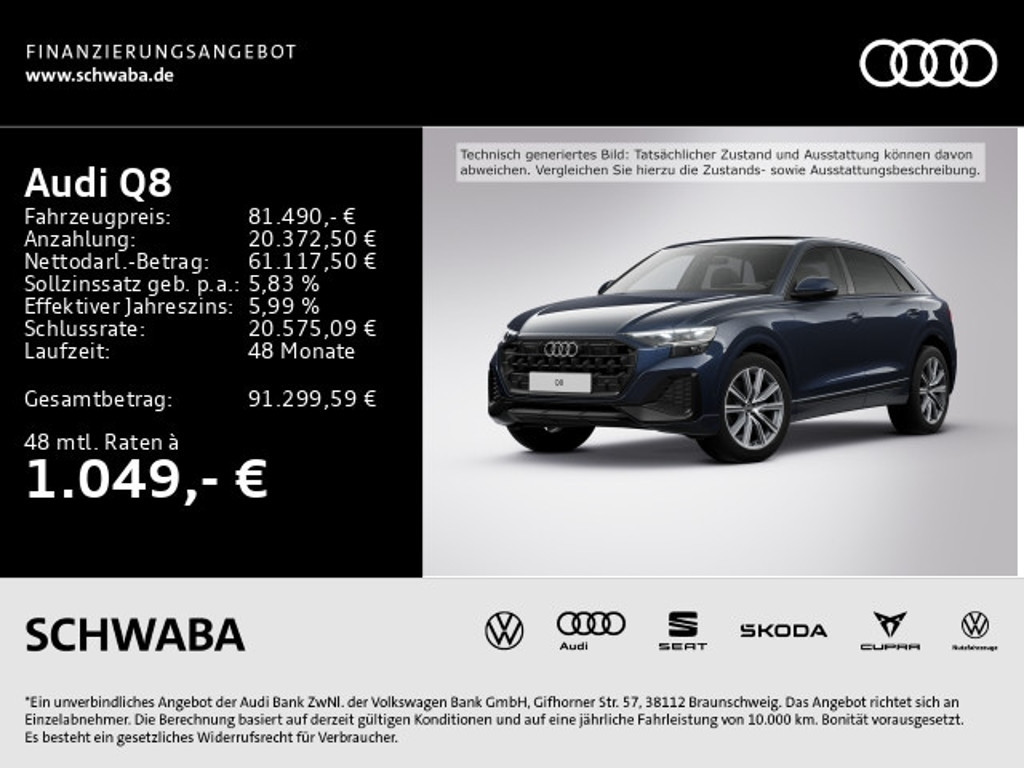 Audi Q8 Quattro 50 TDI