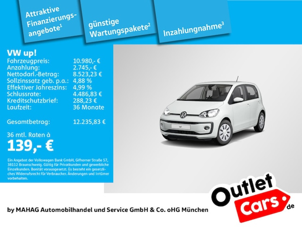 Volkswagen up! Move up! Move