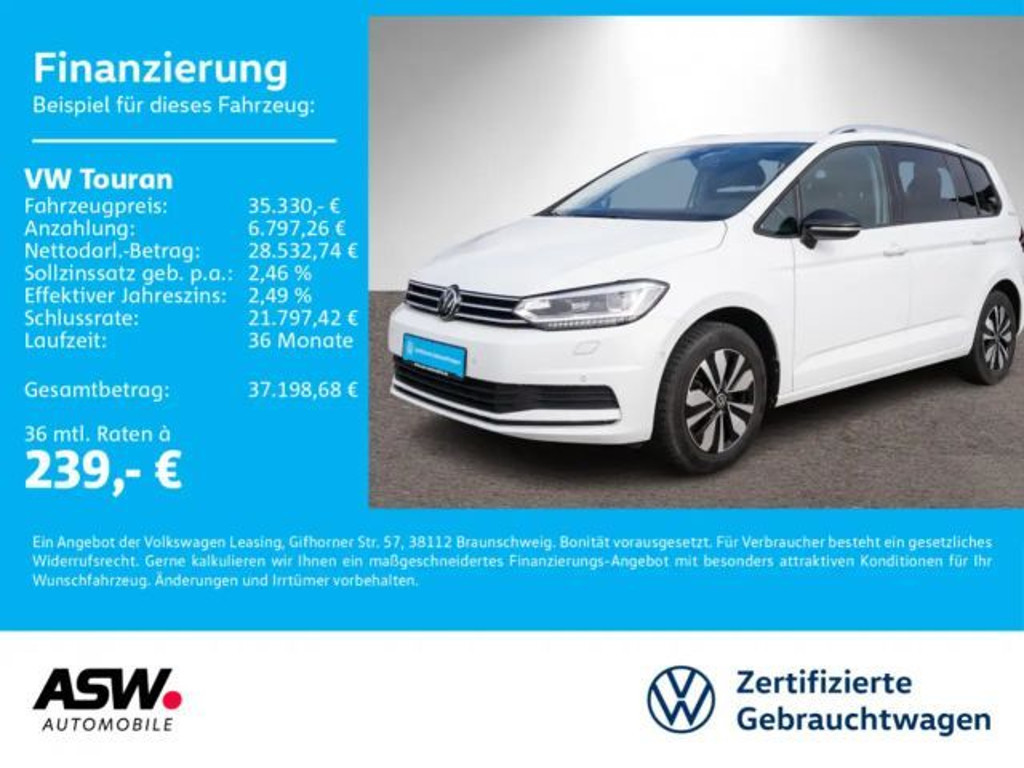 Volkswagen Touran DSG 2.0 TDI