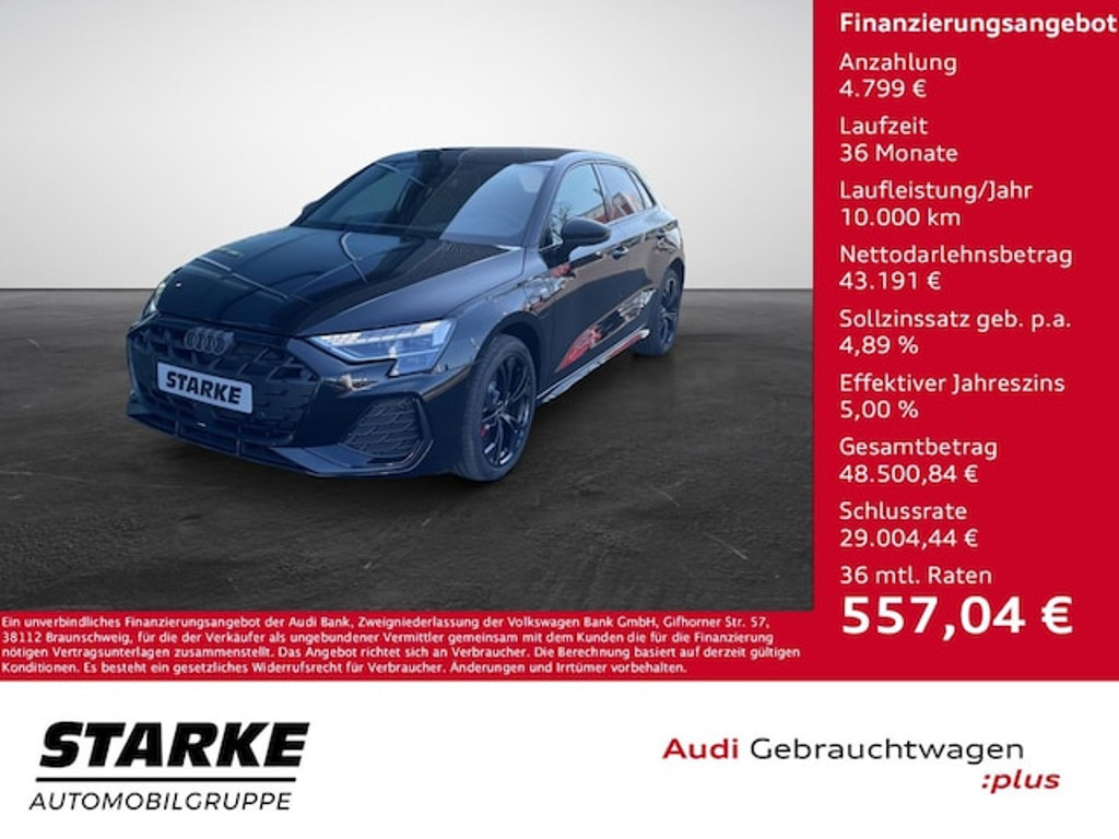 Audi A3 Sportback S-Line S-Tronic Hybride 45 TFSI