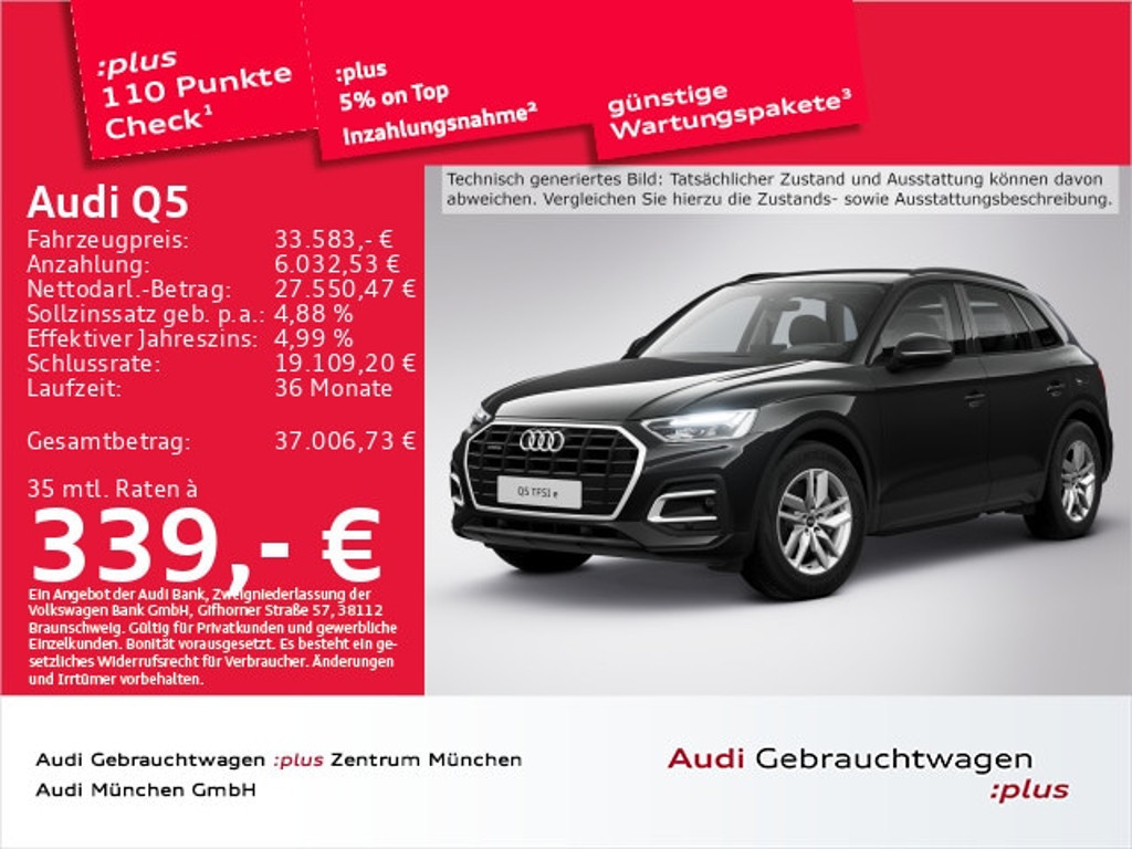 Audi Q5 Quattro S-Tronic Hybride 50 TFSI