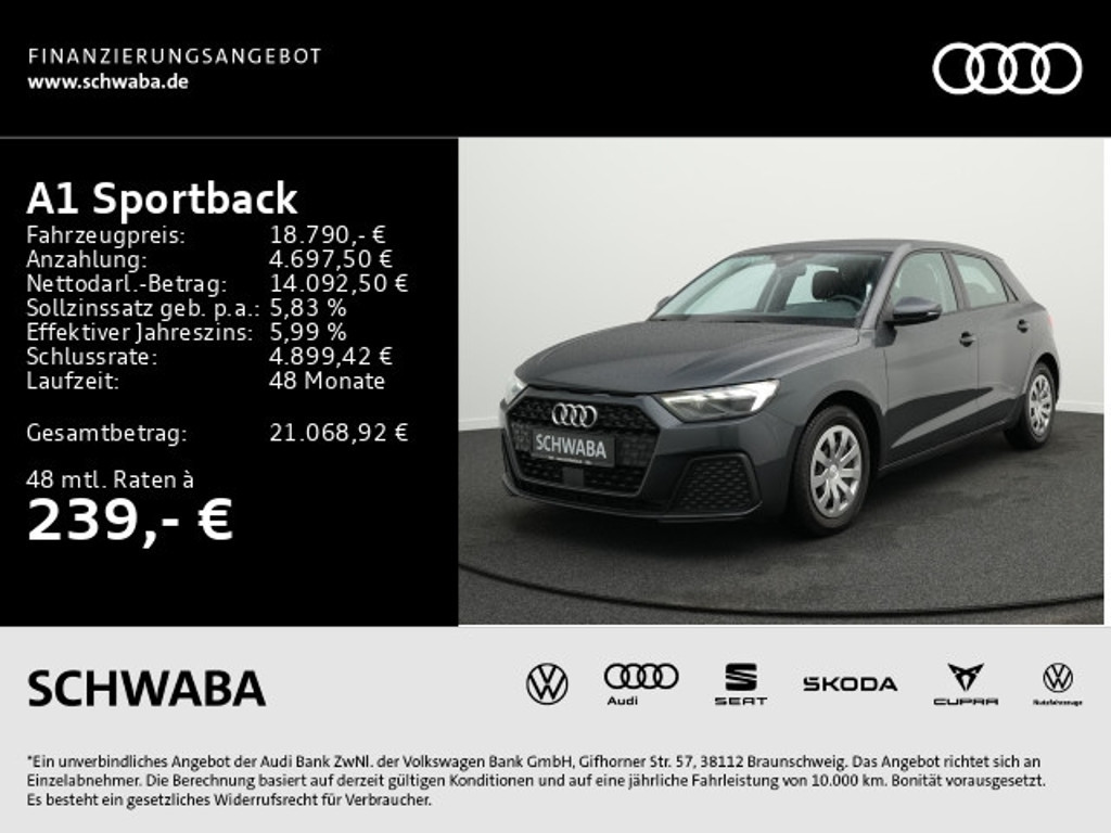 Audi A1 Sportback S-Tronic 30 TFSI