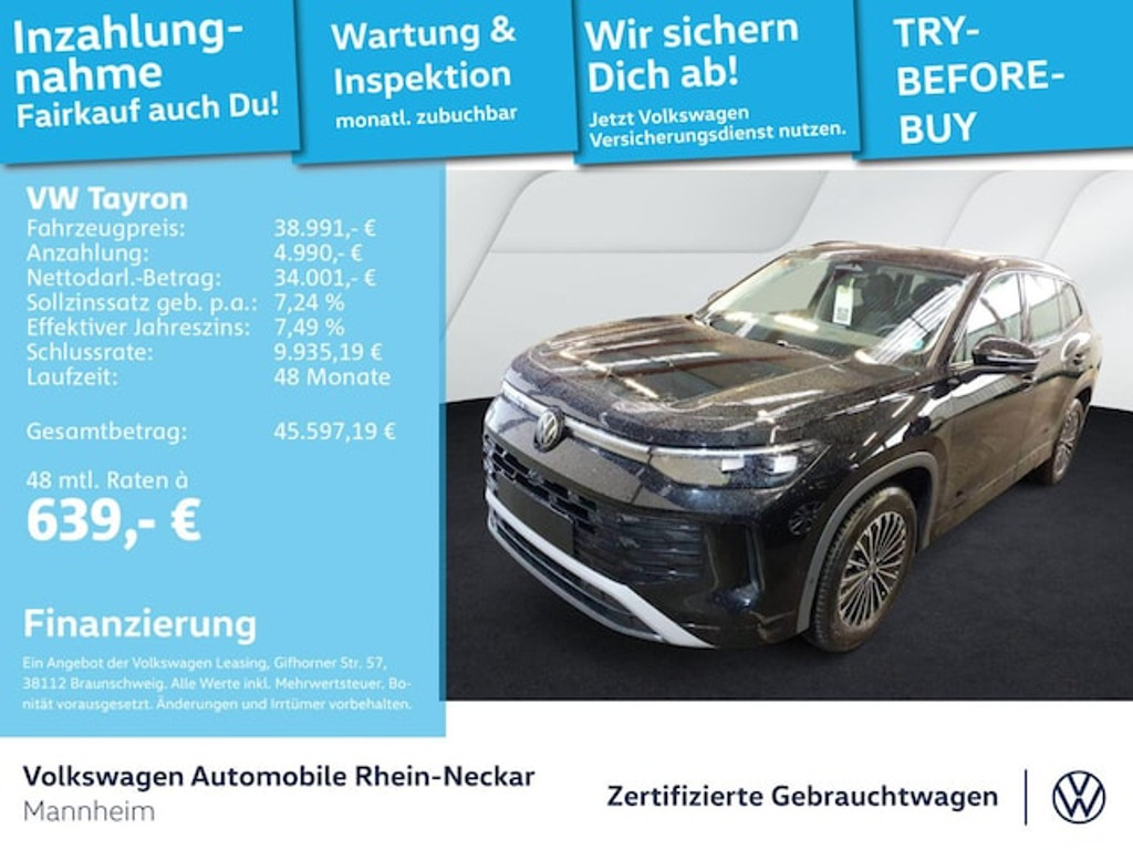 Volkswagen Tayron DSG Life 1.5 eTSI