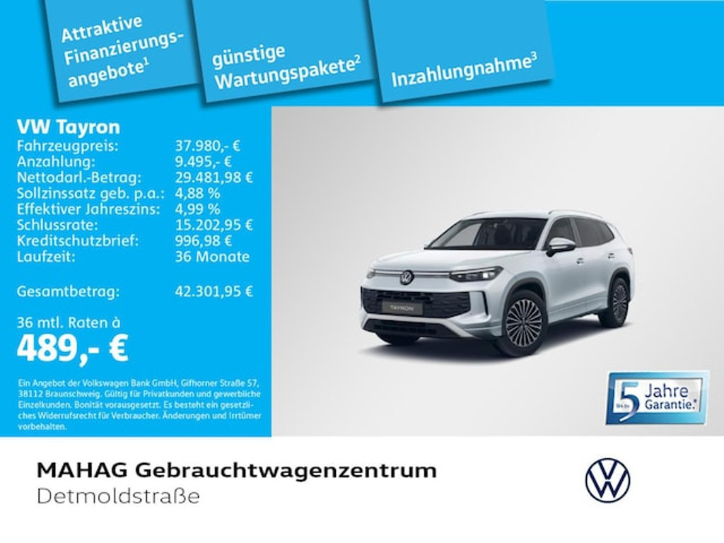 Volkswagen Tayron DSG Life 1.5 eTSI