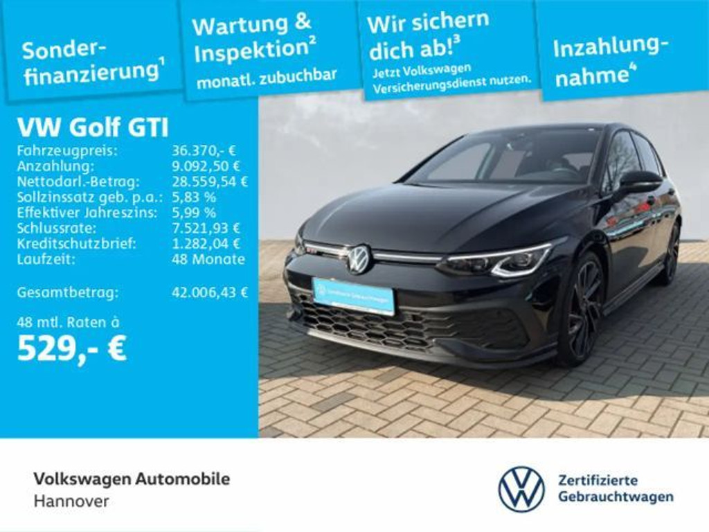 Volkswagen Golf DSG GTI Golf VIII 2.0 TSI
