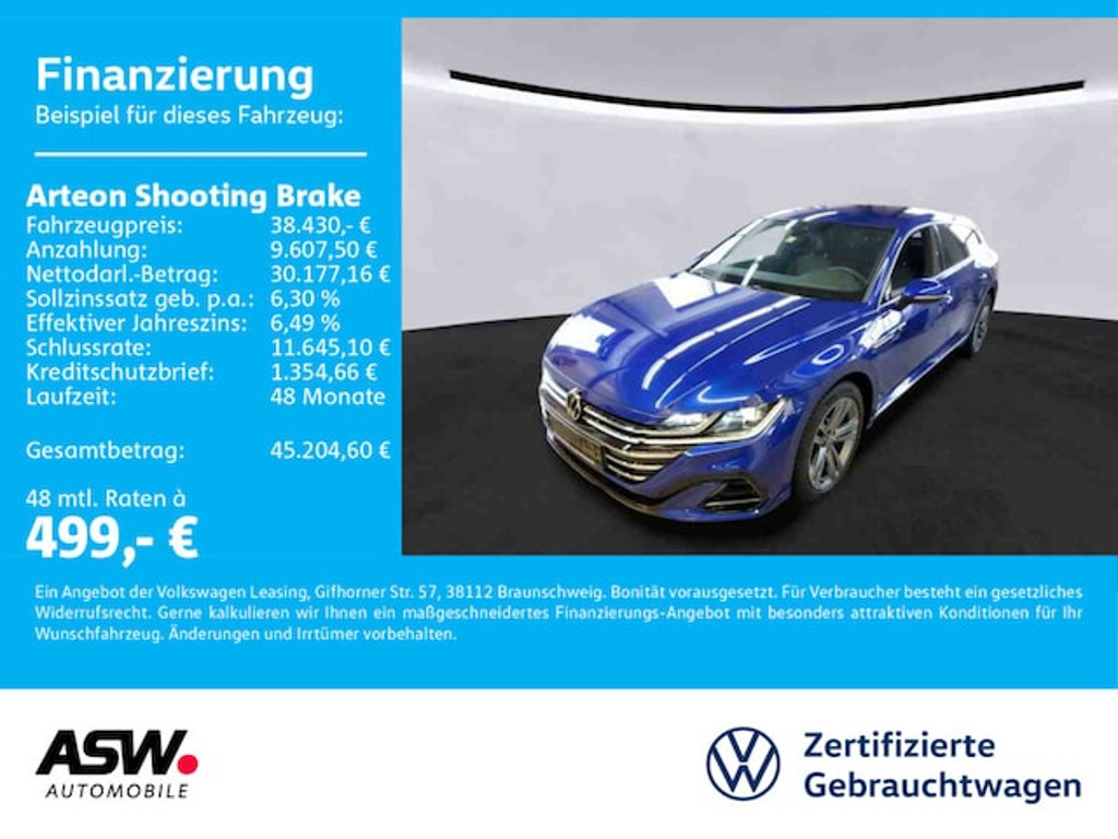 Volkswagen Arteon Shooting Brake DSG R-Line 2.0 TDI