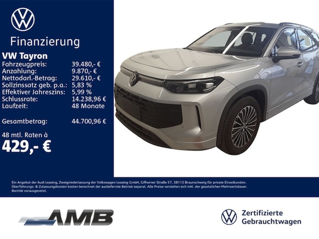 Volkswagen Tayron Life 1.5 eTSI