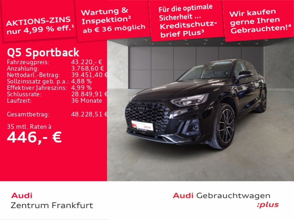 Audi Q5 Sportback Quattro S-Tronic 40 TDI
