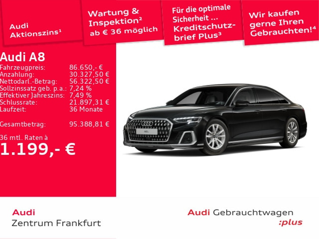 Audi A8 Quattro Lang 50 TDI