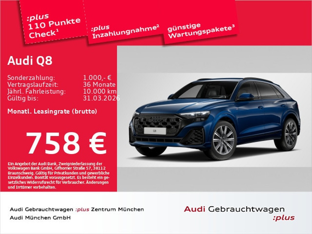 Audi Q8 Quattro 55 TFSI