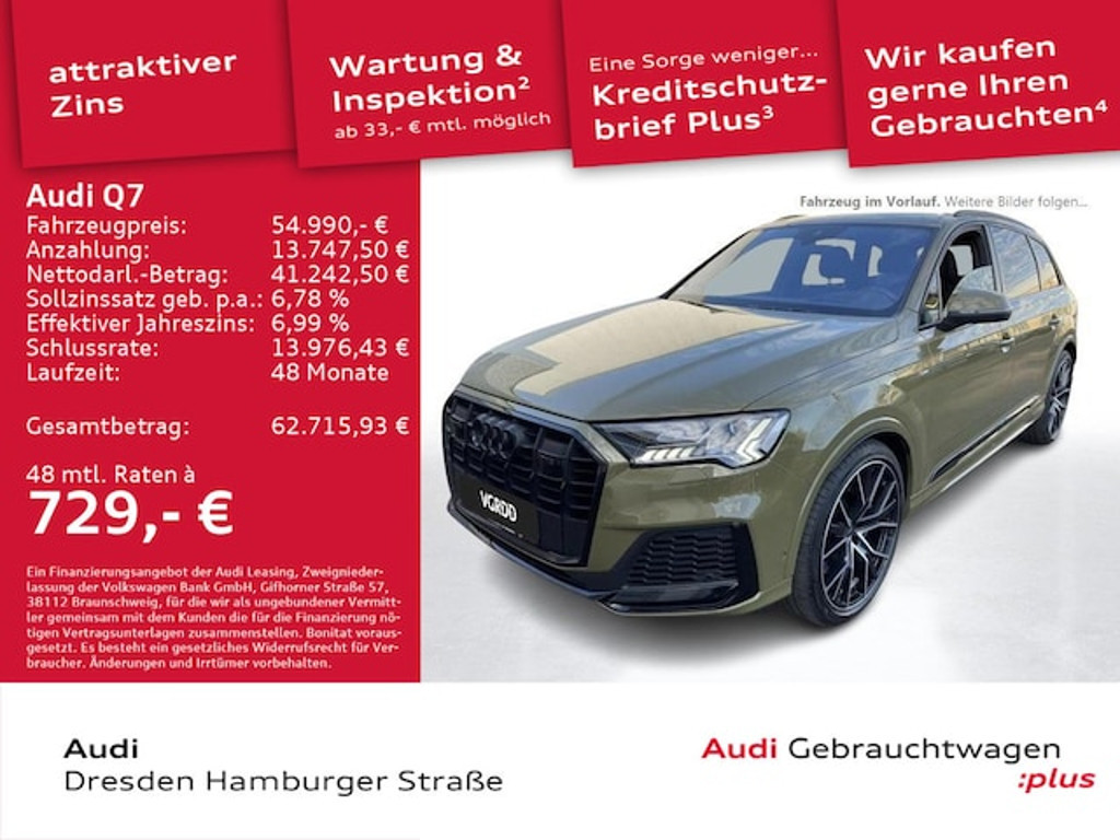 Audi Q7 Quattro Hybride 55 TFSI