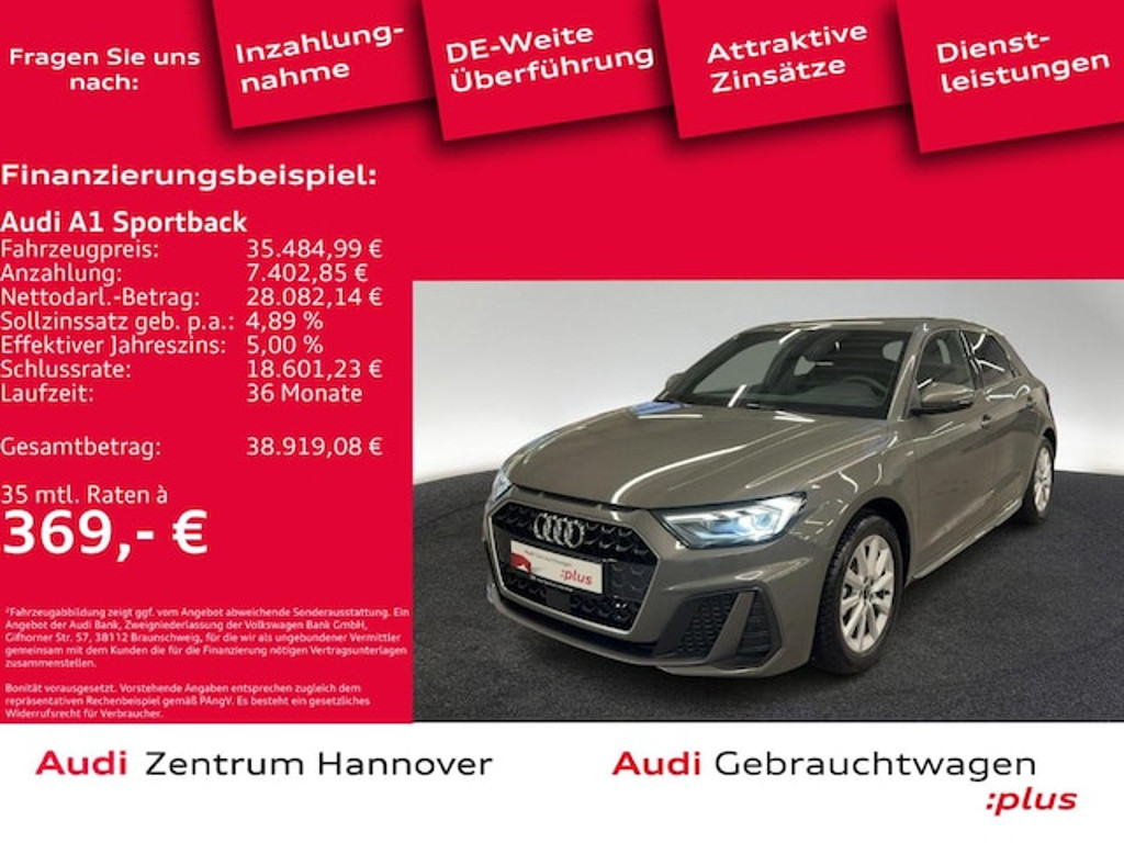 Audi A1 Sportback S-Line S-Tronic 30 TFSI
