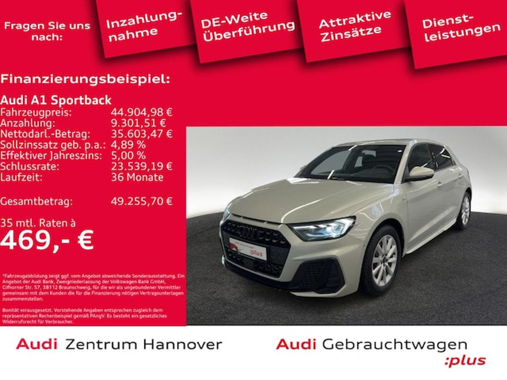 Audi A1 Sportback S-Line S-Tronic 40 TFSI