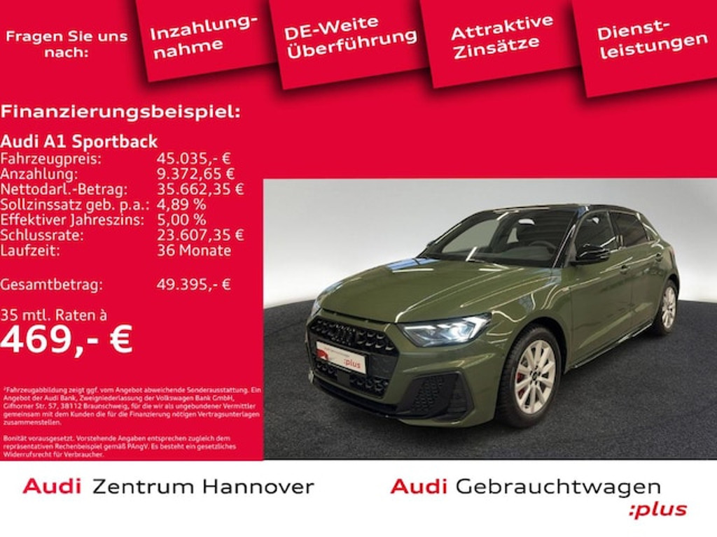 Audi A1 Sportback S-Line S-Tronic 40 TFSI