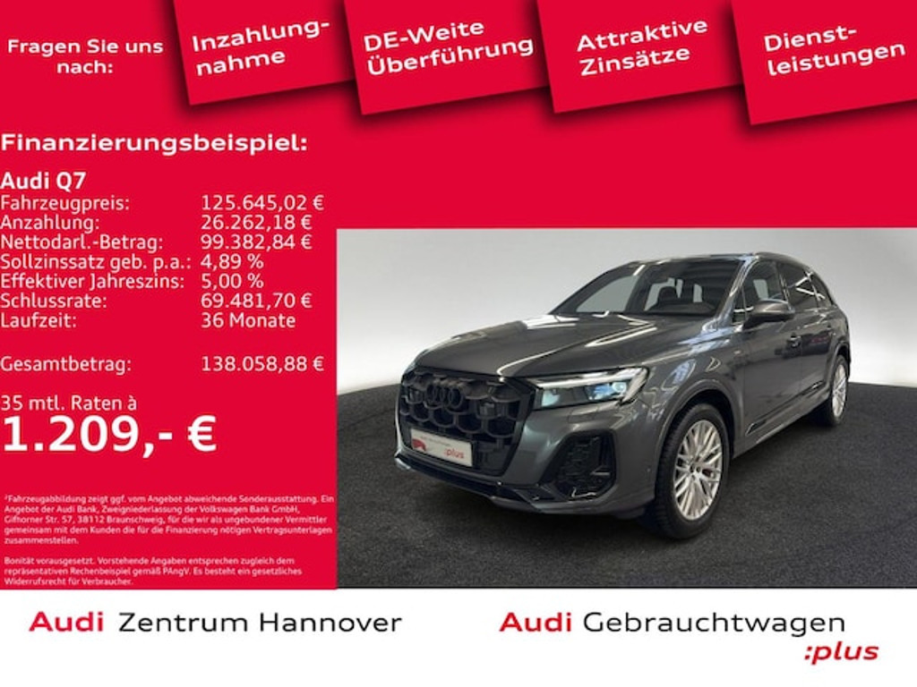 Audi Q7 Quattro S-Line 50 TDI