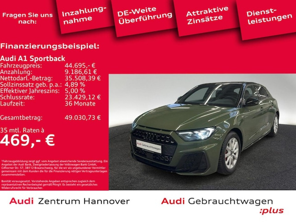 Audi A1 Sportback S-Line S-Tronic 40 TFSI
