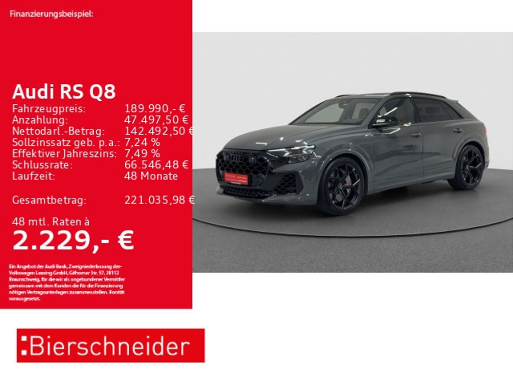 Audi RS Q8 Quattro Performance