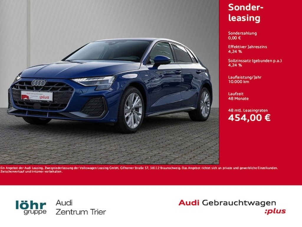 Audi A3 Sportback S-Line S-Tronic Hybride 40 TFSI