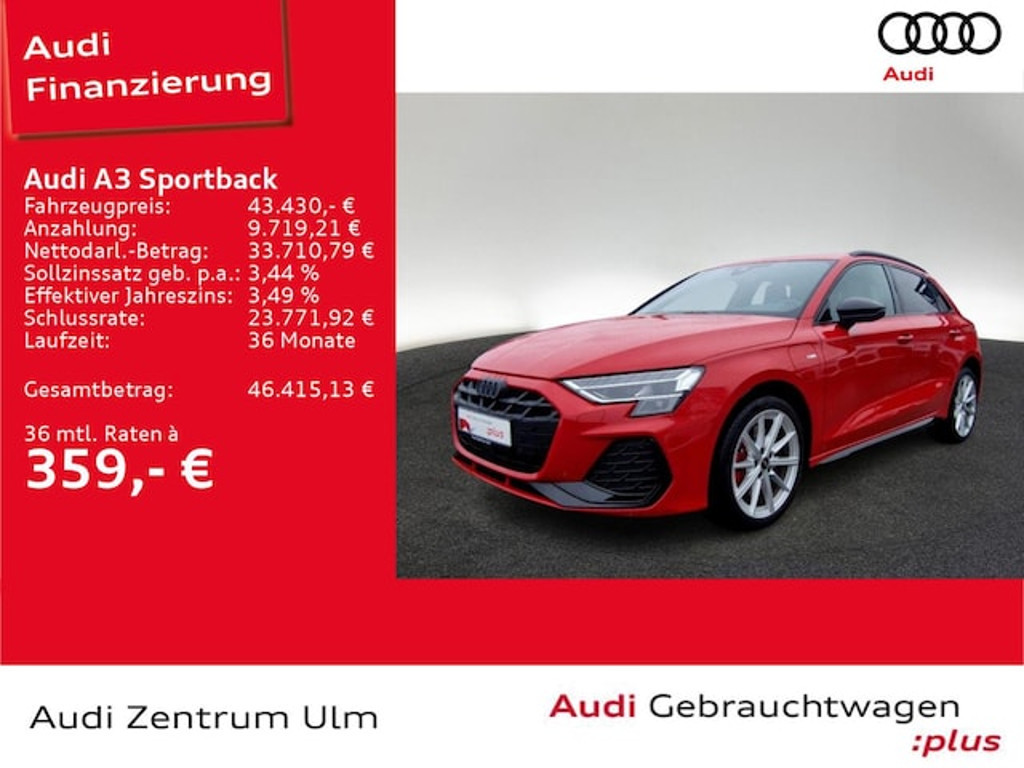 Audi A3 Sportback S-Line S-Tronic Hybride 45 TFSI