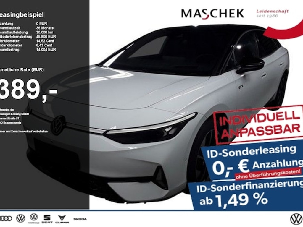 Volkswagen ID.7 Sonderleasing Kamera AHK IQLight Sitzh.