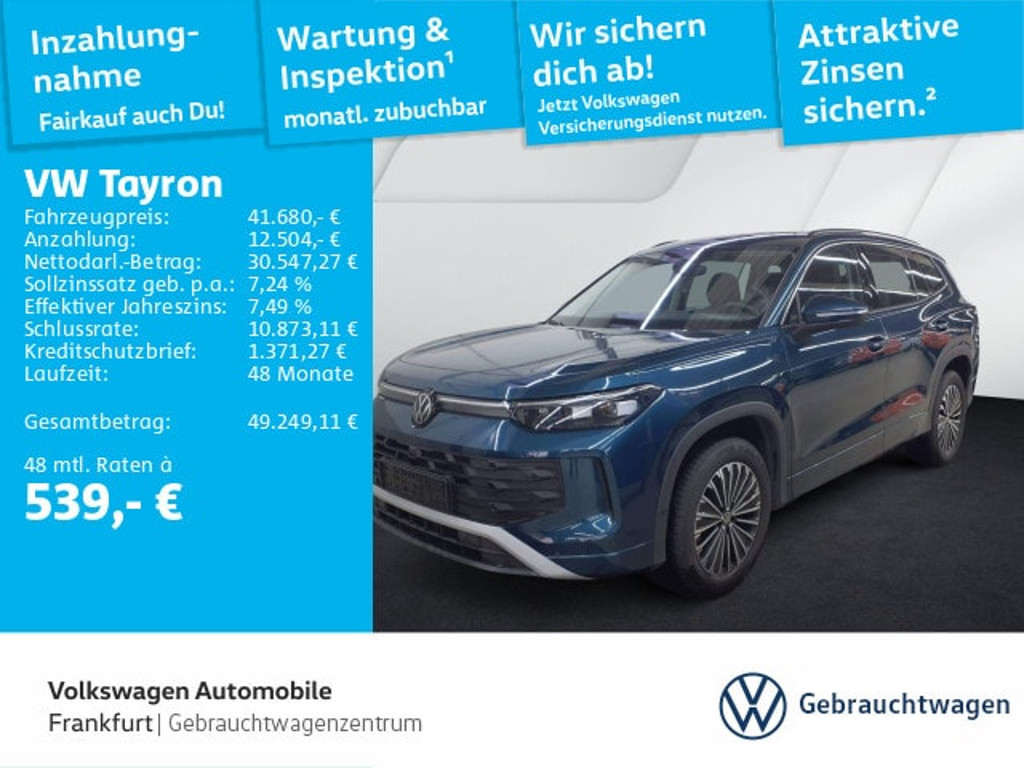 Volkswagen Tayron 4Motion DSG Life IQ.Drive 2.0 TDI