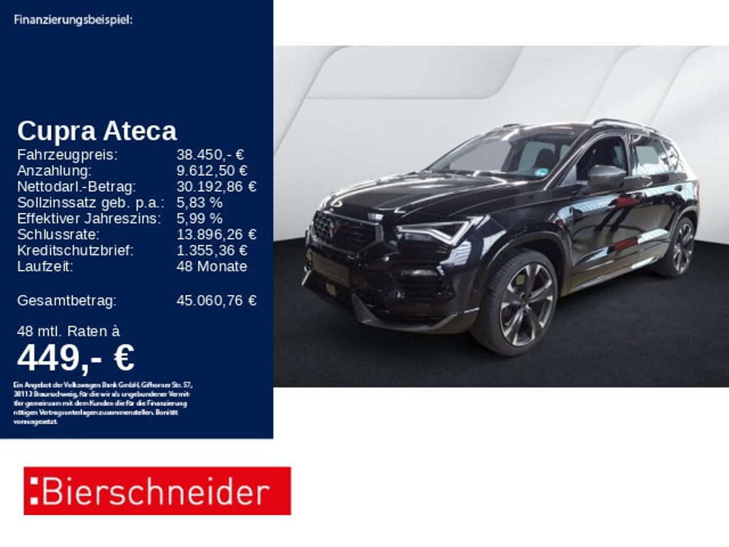 Cupra Ateca 4Drive 2.0 TSI DSG VZ