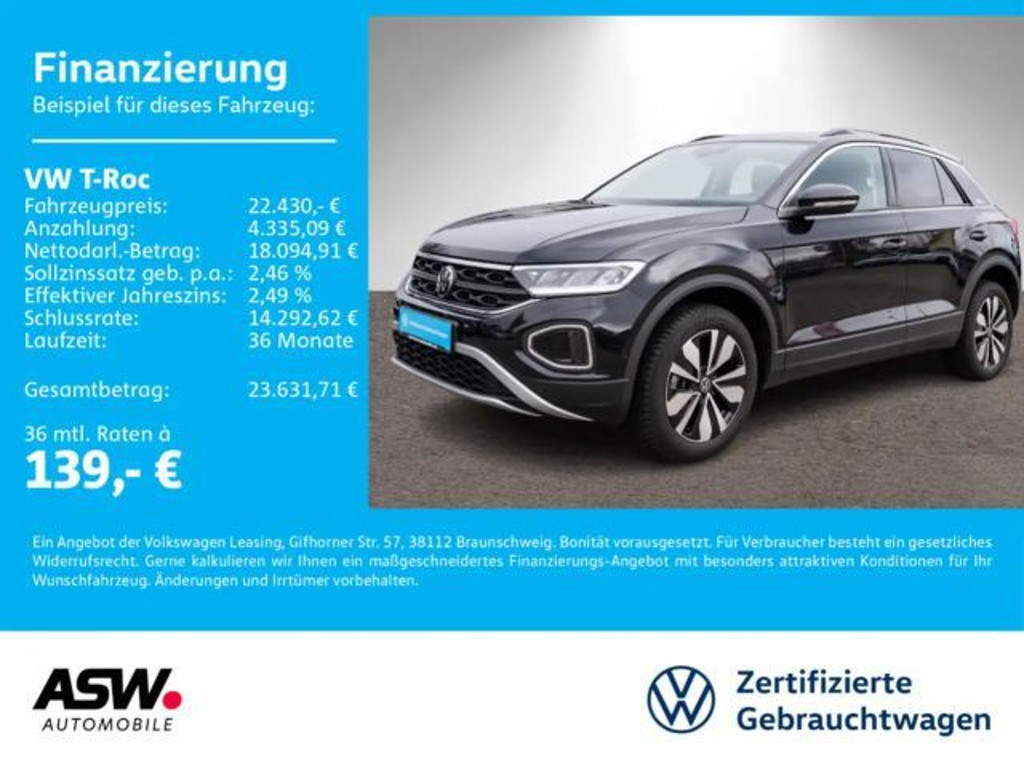 Volkswagen T-Roc Life 1.0 TSI