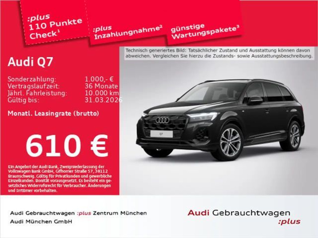 Audi Q7 Quattro S-Line 55 TFSI