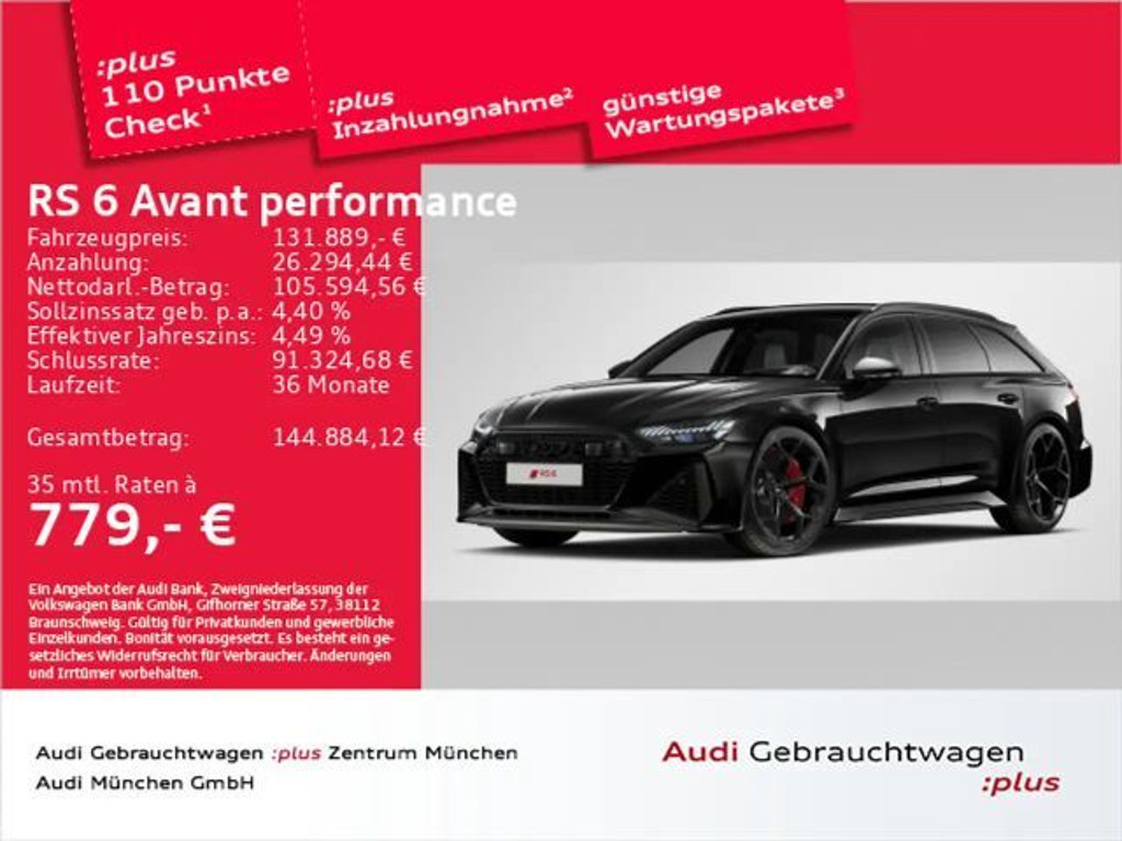 Audi RS6 Avant Performance