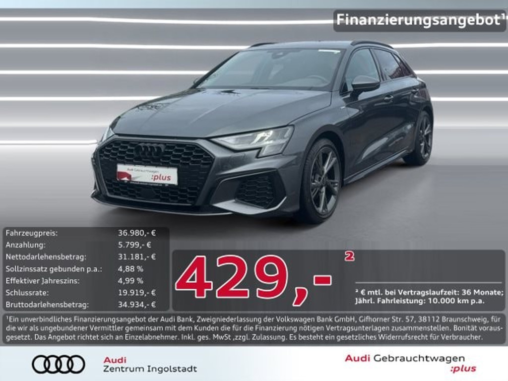 Audi A3 Sportback S-Line S-Tronic 35 TFSI