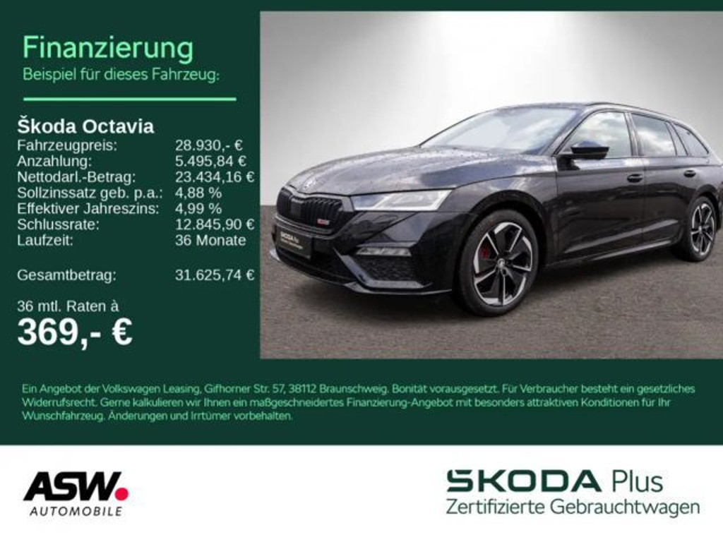 Skoda Octavia Combi 4x4 RS 2.0 TDI